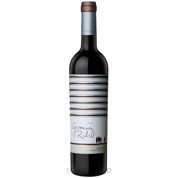 Botella de vino tinto gimenez rilli buenos hermos blend de vistaflores 750ml jac-wine