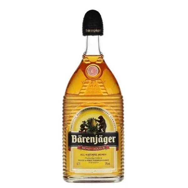 Botella de licor Baren Jager Honey & Vodka Liqueur origen Alemania 35° 700ml jac-wine